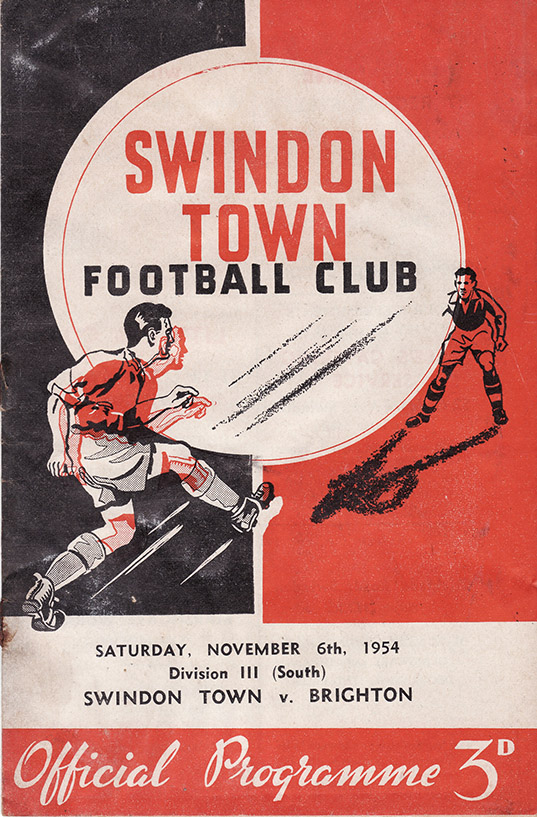 <b>Saturday, November 6, 1954</b><br />vs. Brighton and Hove Albion (Home)